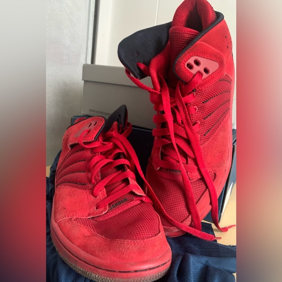 Nike Jordan 1 Flight 4 Premium Red Suede Shoes
Mens 838818-600 Size 8 - Picture 2 of 4